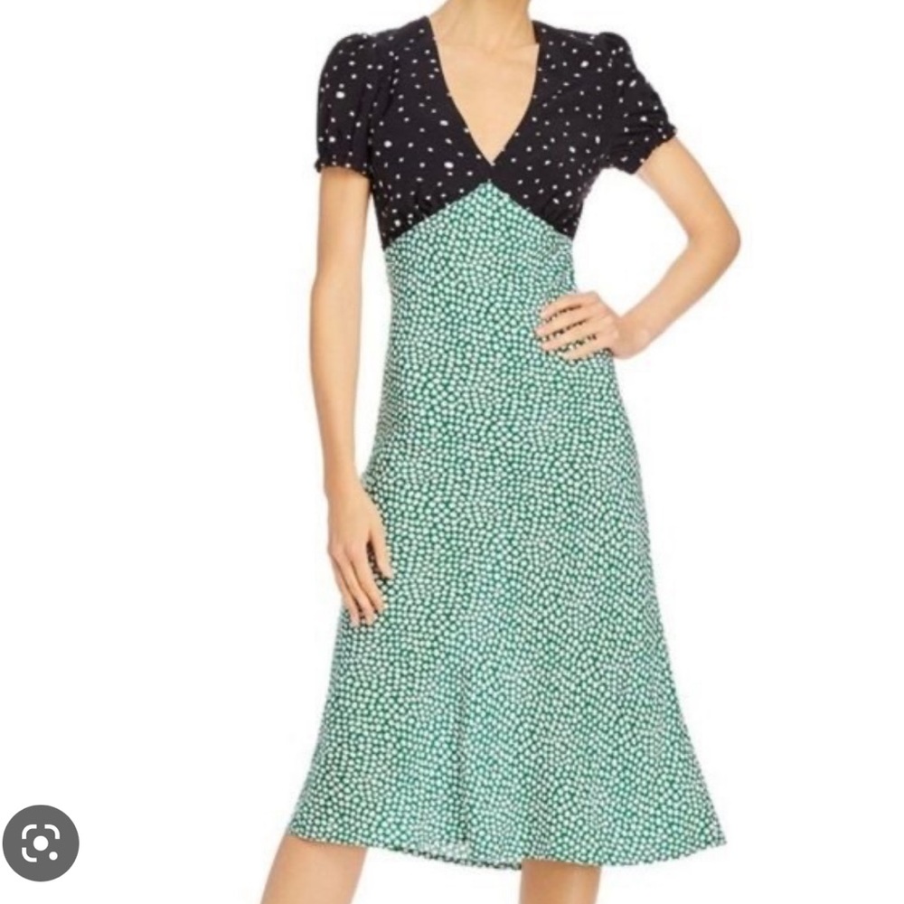 re:named Mixed Print Dress